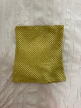 Edikted Olive Green Textured Strapless Crop Top